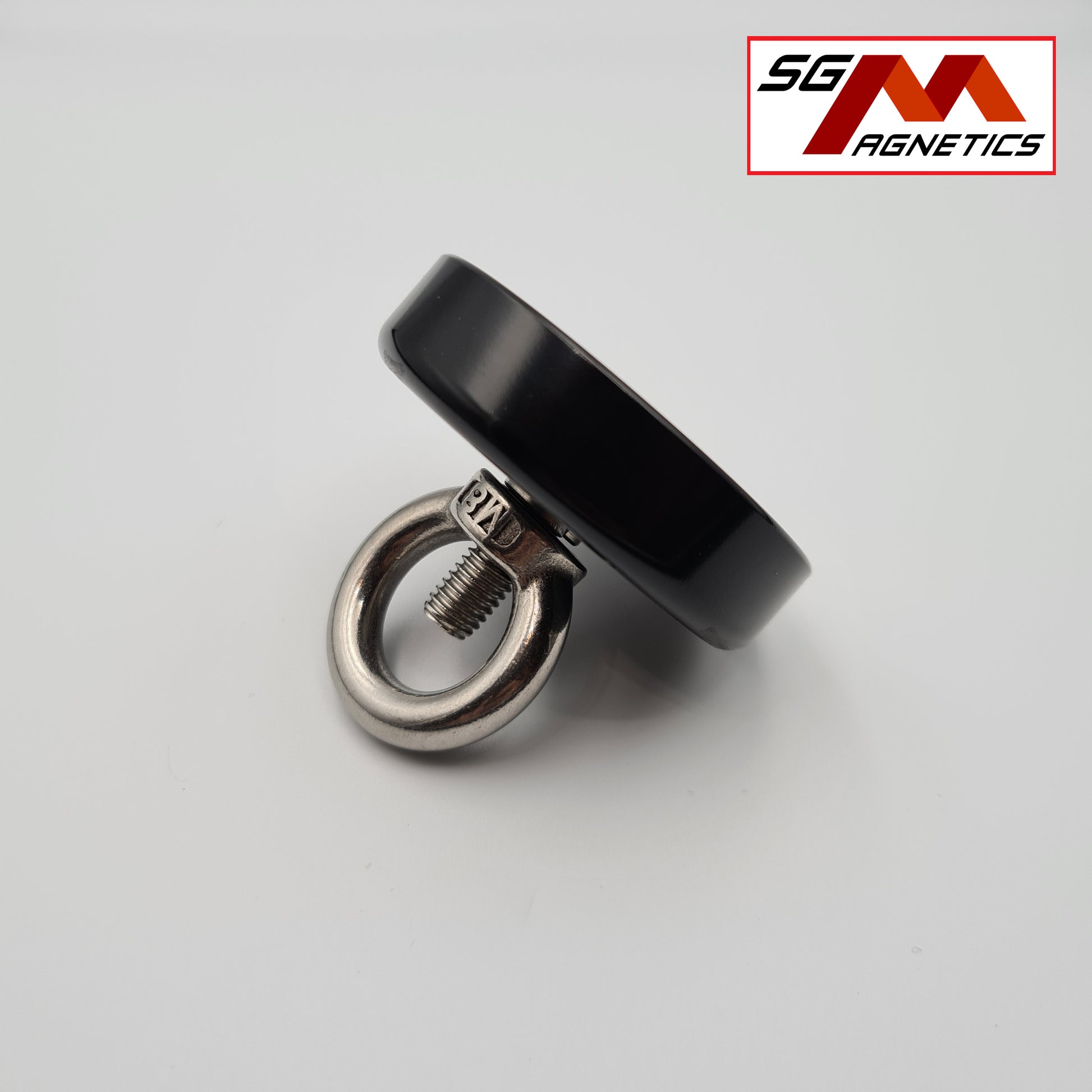 60mm Black Epoxy Coated Countersunk Fishing Pot SGNFA60 - Neodymium Magnet - 1pc