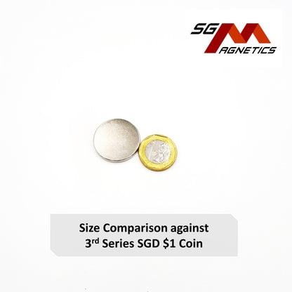 30x3mm N35 - Neodymium Disc Magnets - 4pcs