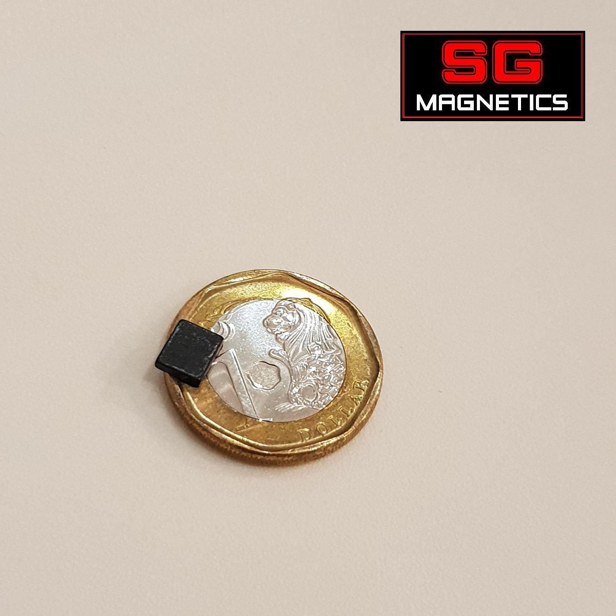6.5x5.4x1.3mm - Black Epoxy Coated (SH) Block Neodymium Magnets - 10pcs