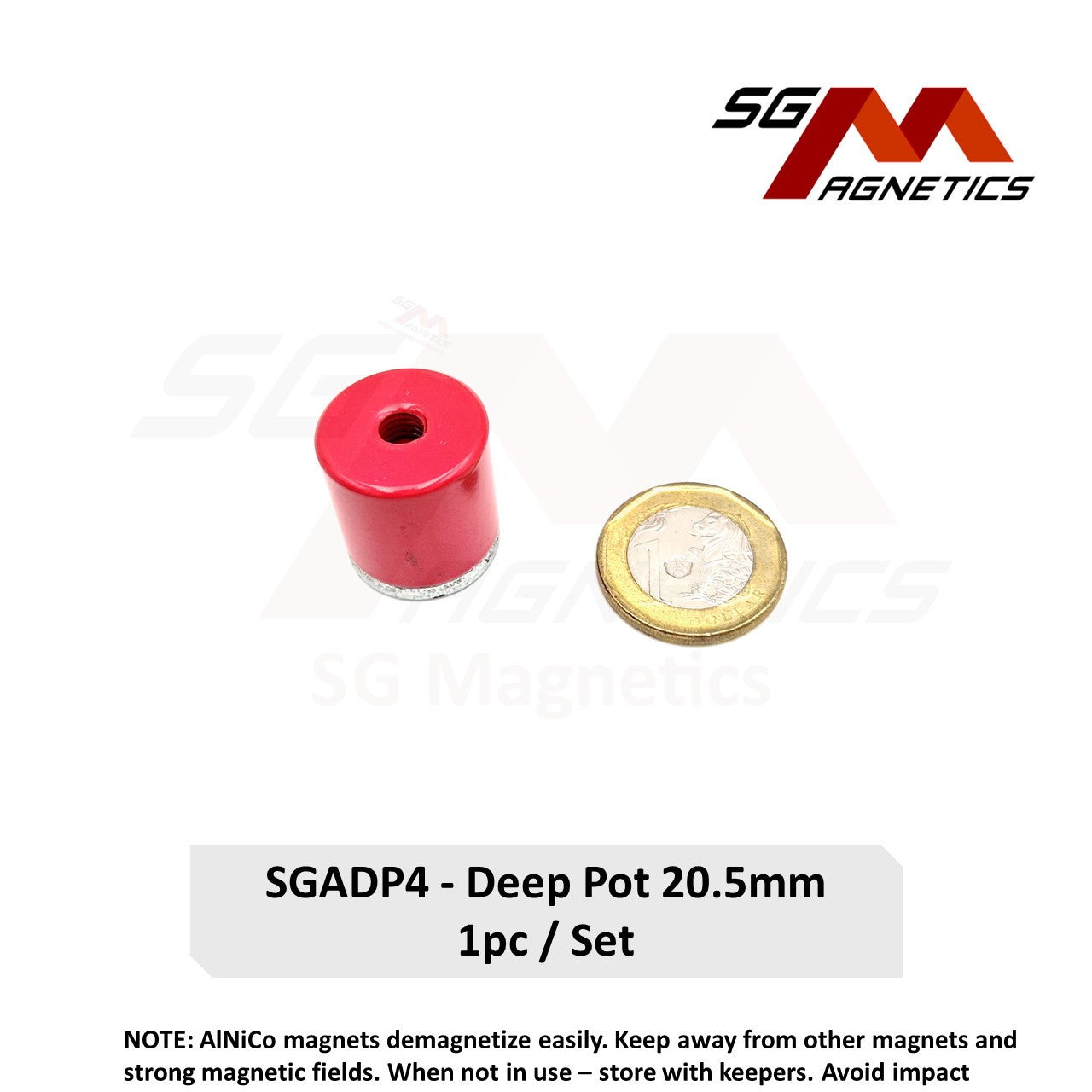 20.5mm - AlNiCo Deep Pot - High Temperature - Similar to Eclipse 832