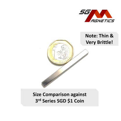 50x5x3mm N35 - Neodymium Block Magnets - 4pcs