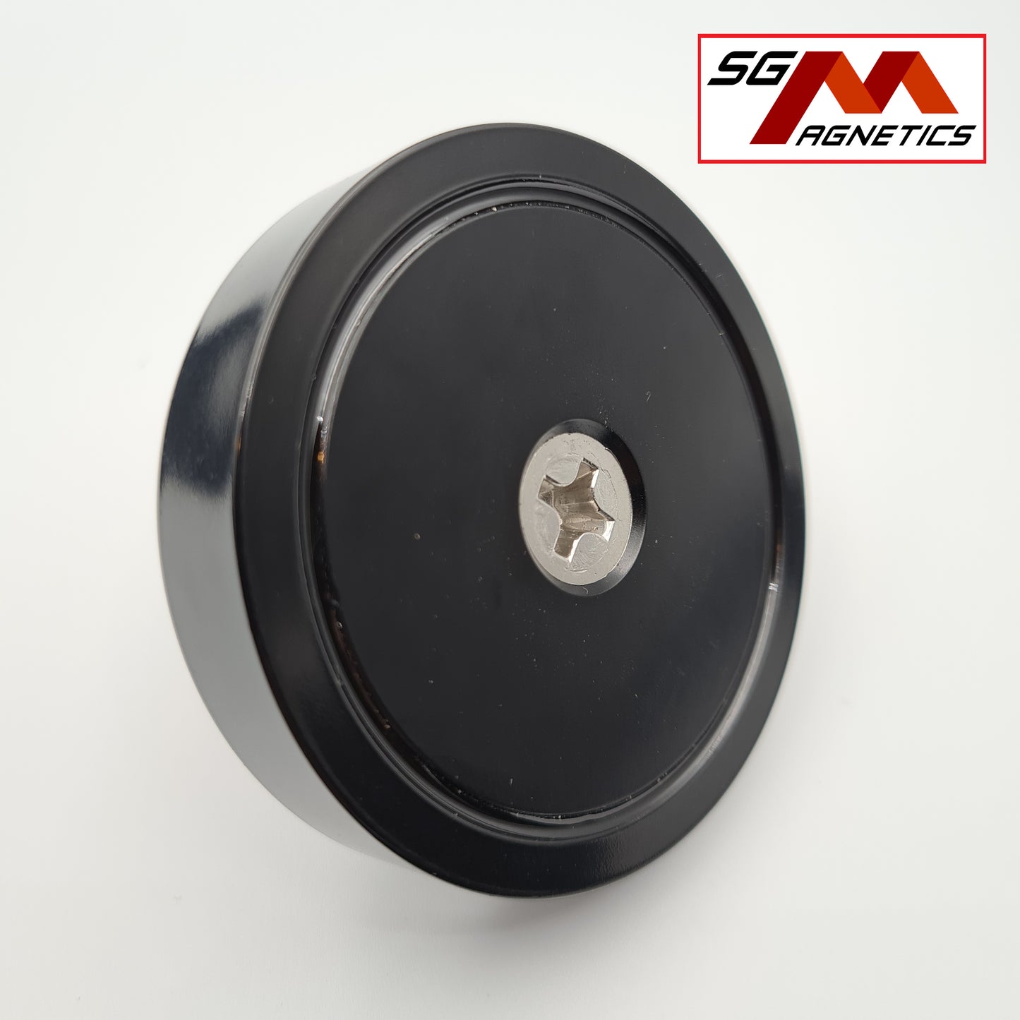 D75 Black Epoxy Coated Pot Magnet