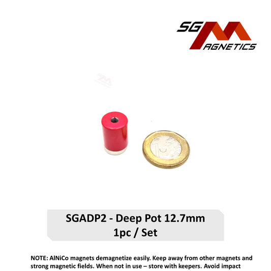 12.7mm - AlNiCo Deep Pot - High Temperature - Similar to Eclipse 830