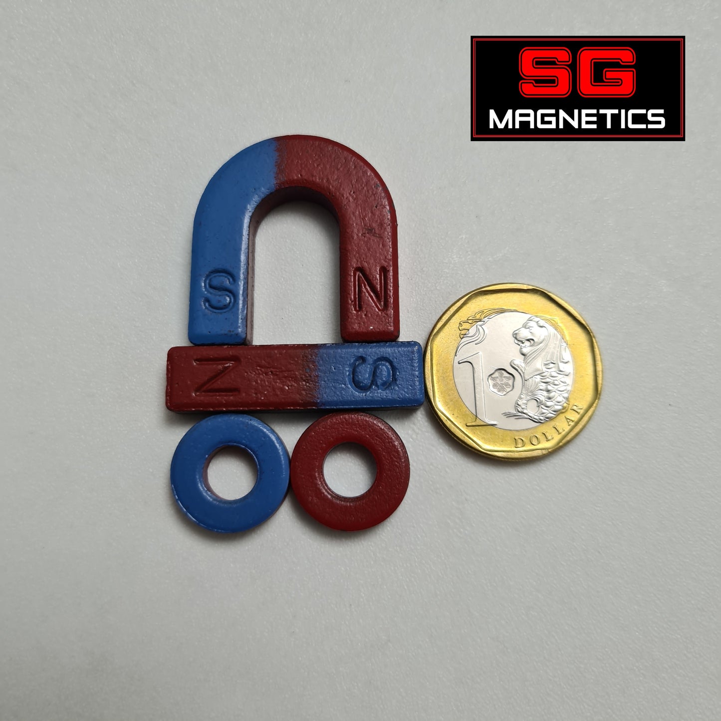 Basic Educational Set 1 - Ferrite Horseshoe Ring Bar Magnet