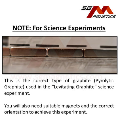 Pyrolytic Graphite - Levitating Graphite - 1pc
