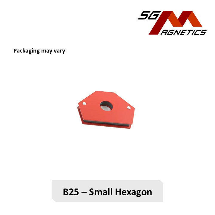 25lbs Magnetic Hexagon Welding Magnet - 30 45 60 75 90 105 angle