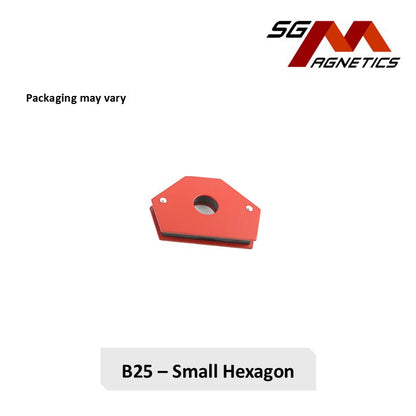 25lbs Magnetic Hexagon Welding Magnet - 30 45 60 75 90 105 angle