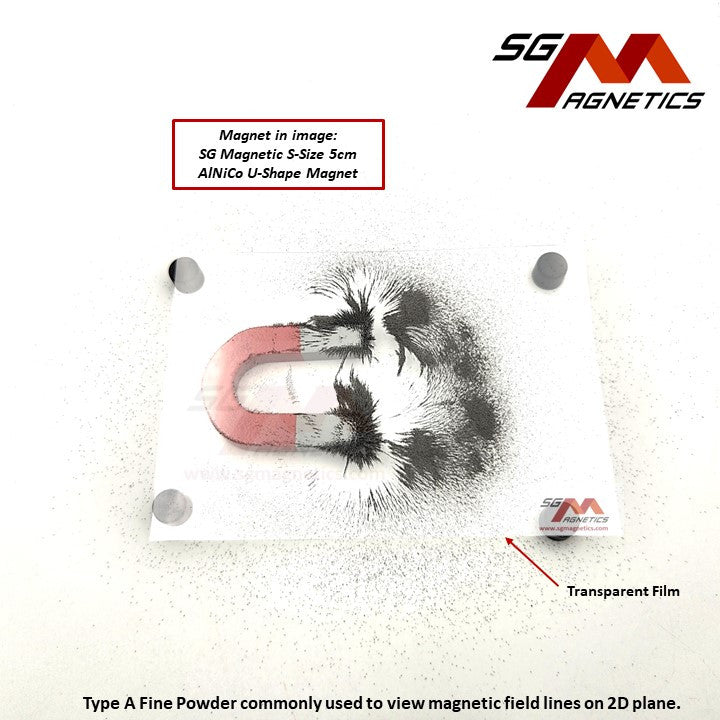 Iron Powder - Magnetic Field - Coarse Bits / Fine Iron Powder Filings