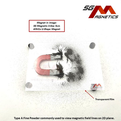 Iron Powder - Magnetic Field - Coarse Bits / Fine Iron Powder Filings