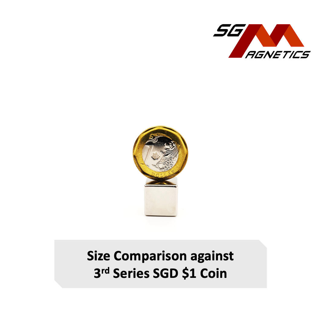 15x15x15mm N35 - Neodymium Block Magnets - 1pc