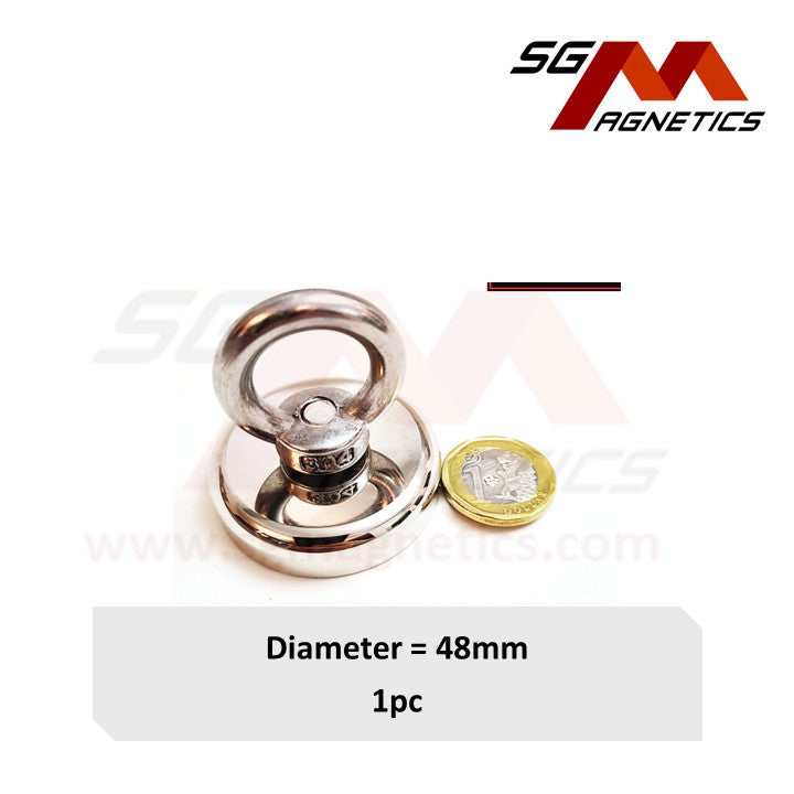 48mm Countersunk Fishing Pot SGNFA48 - Neodymium Magnet - 1pc