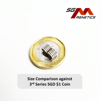 5x1mm N35 - Neodymium Disc Magnets - 20pcs