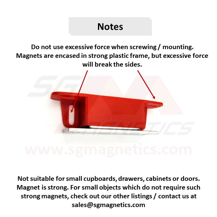 Universal Latch Magnet - Heavy Duty 30 LBS Magnetic Catch - 1pc /set