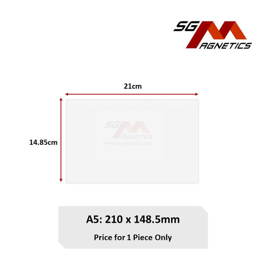 A5 Dry Erase PET Magnetic Sheet - 1pc