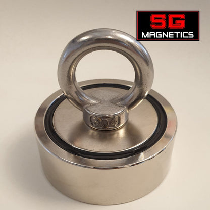 D67 Neodymium Pot Magnet SGNFD67 - Dual Eyebolt - 1pc