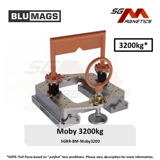 3200kg Marine Magnet - Blumags Moby 3200 - Underwater ROV Magnet