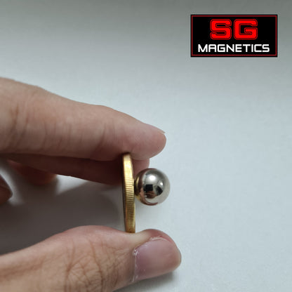 10mm N35 - Neodymium Sphere Magnets - 2pcs