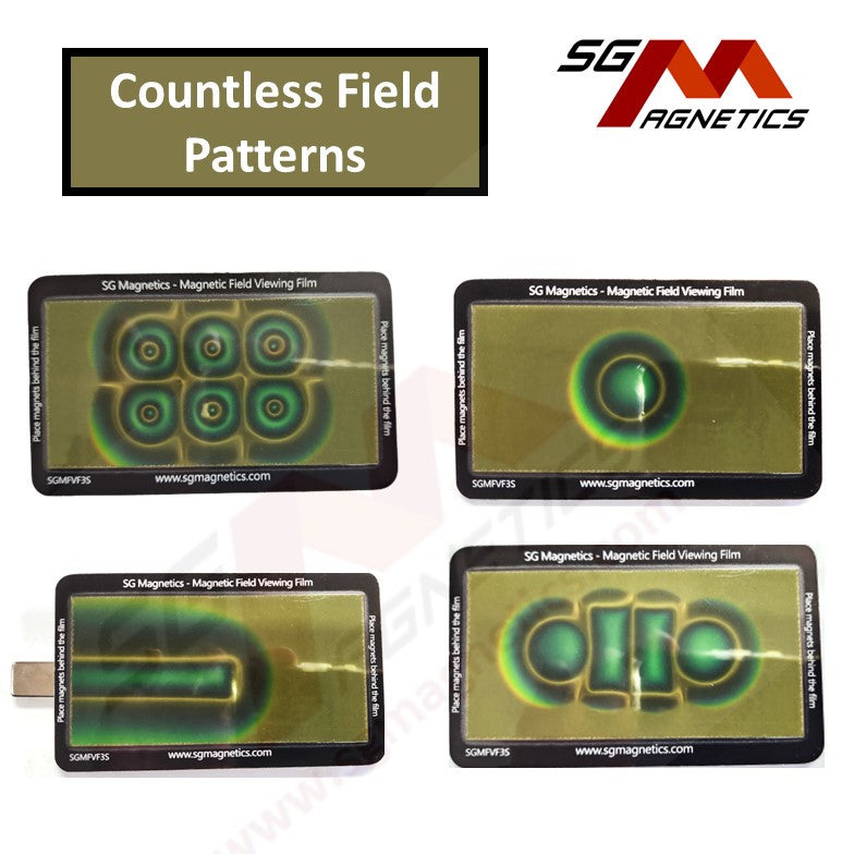 Magnetic Field Viewing Film - Magnet Viewer Sheet