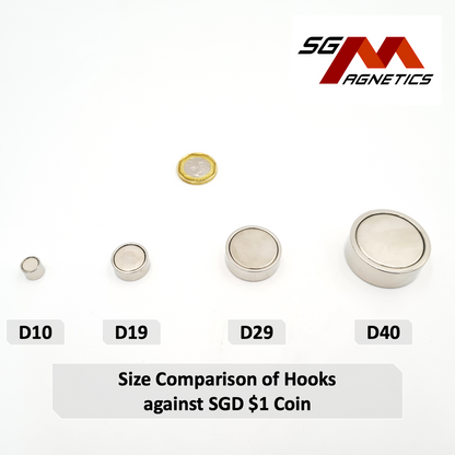 Improved 20mm Neodymium Deep Pot Magnet - SGNPP20X - 1pc