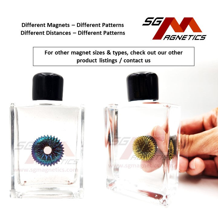 Gold Ferrofluid (B) Display Bottle  - Colour Ferro Fluid Magnetic Liquid