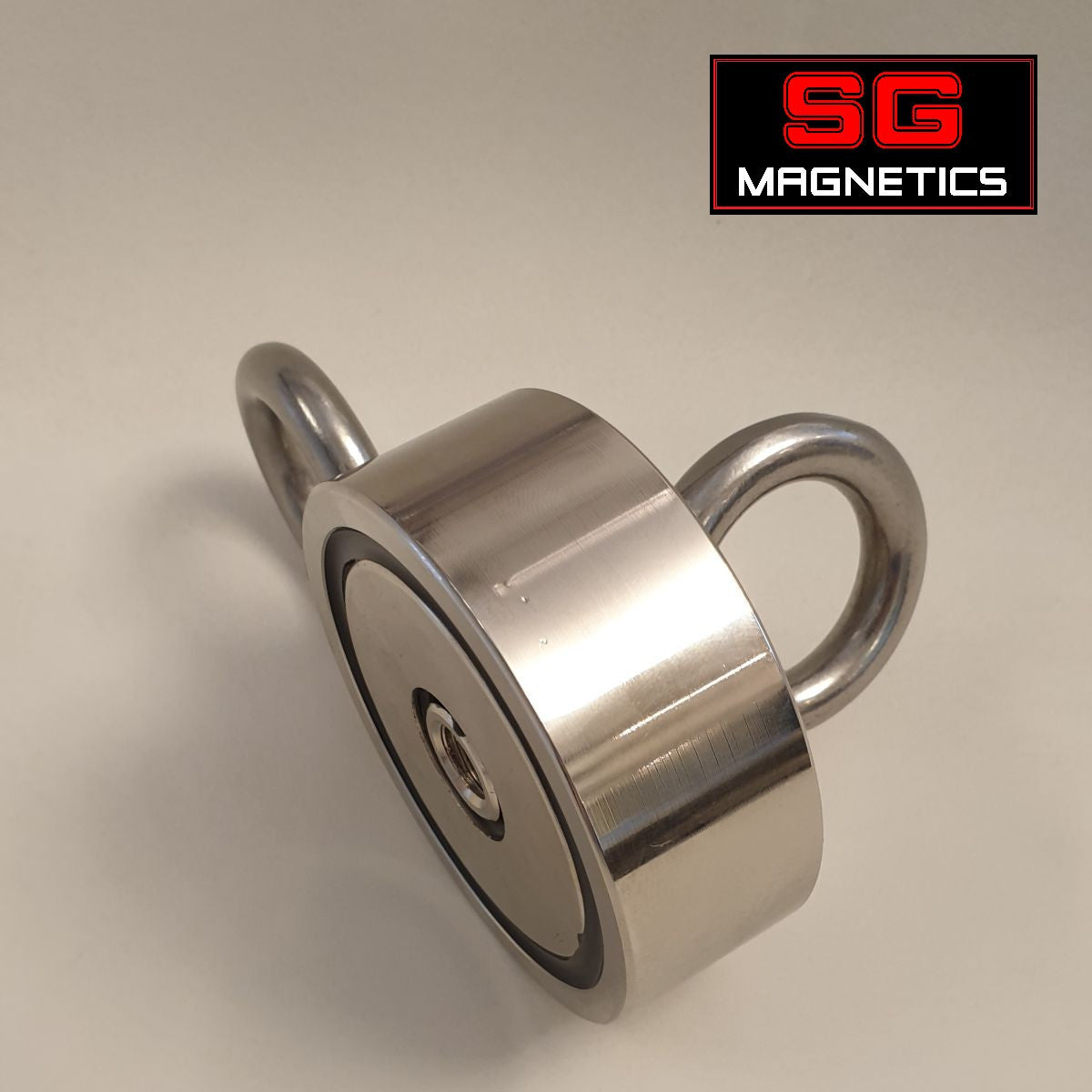 D67 Neodymium Pot Magnet SGNFD67 - Dual Eyebolt - 1pc