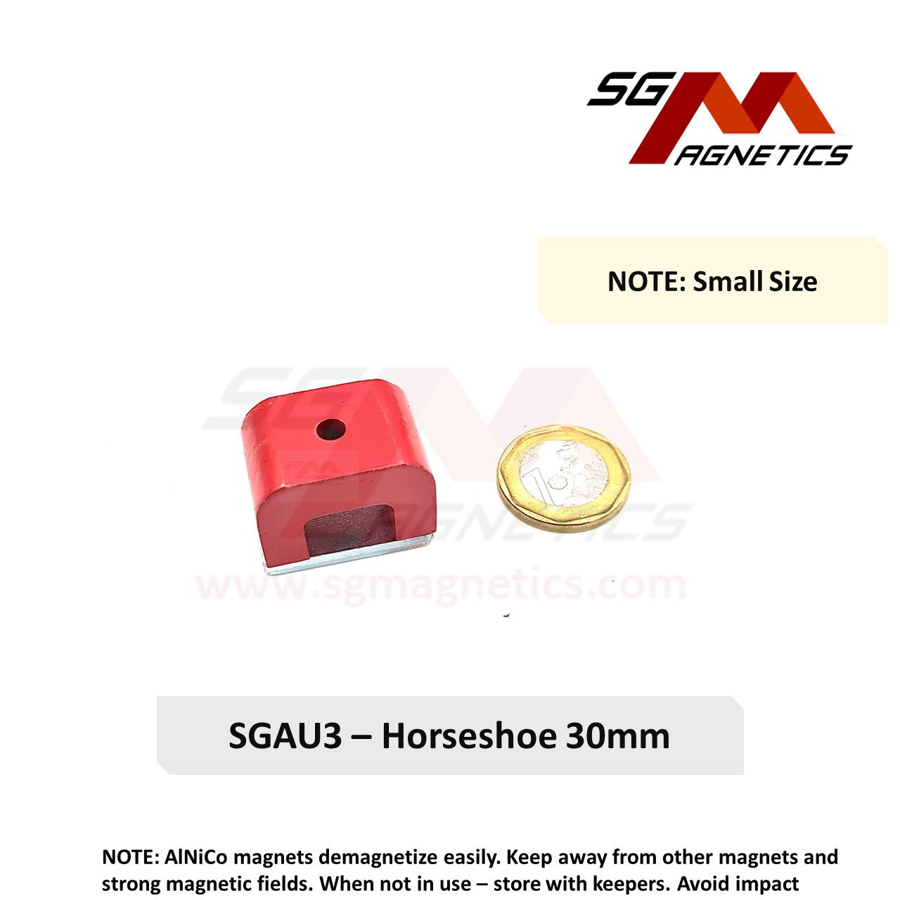 30mm - AlNiCo Horseshoe Powers Ushape - Similar to Eclipse E811
