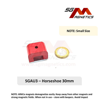 30mm - AlNiCo Horseshoe Powers Ushape - Similar to Eclipse E811