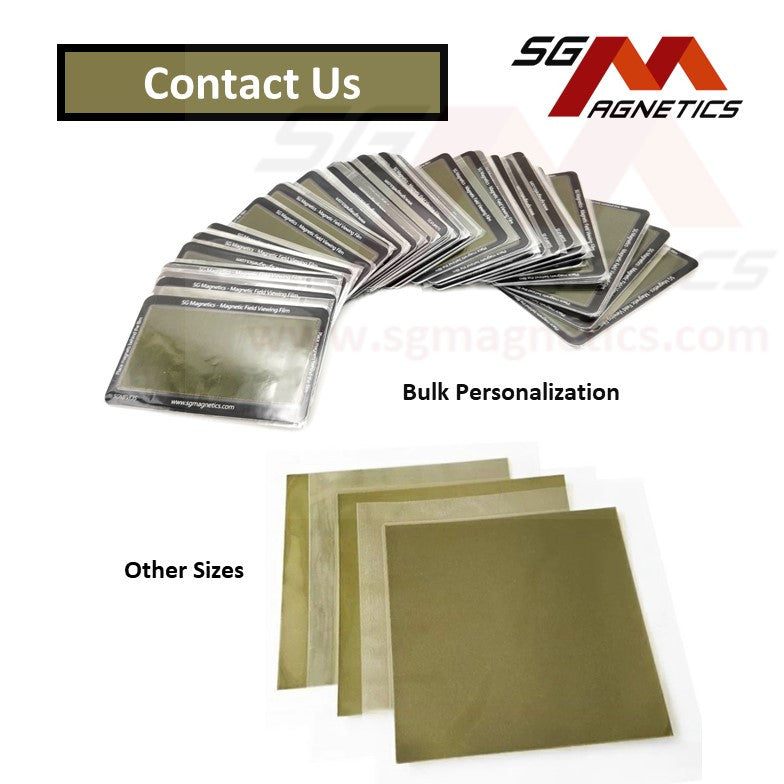 Magnetic Field Viewing Film - Magnet Viewer Sheet
