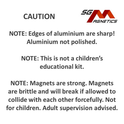 Aluminium Tube - Aluminum/Copper Lenz Law Diamagnetic Demonstration