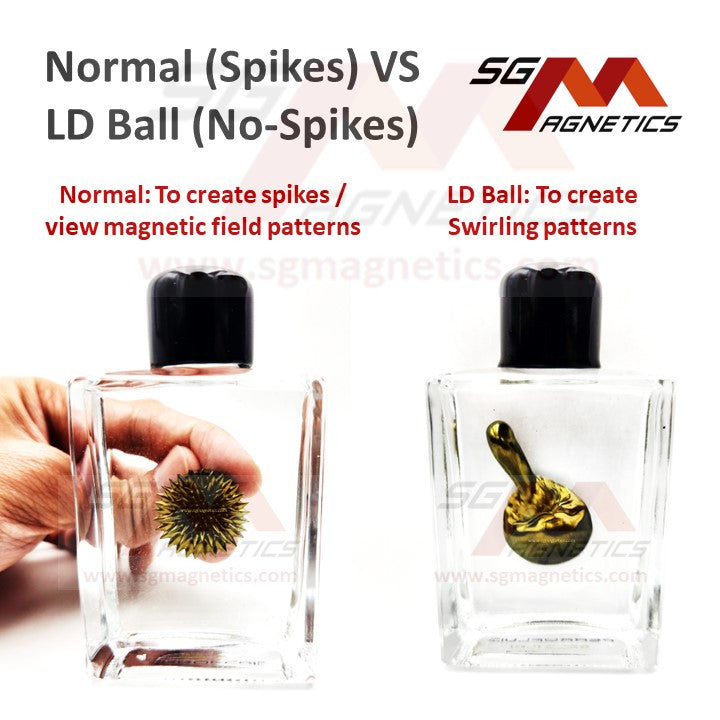Black Ferrofluid (B) Display Bottle - Ferro Fluid Magnetic Liquid "Venom Fluid"